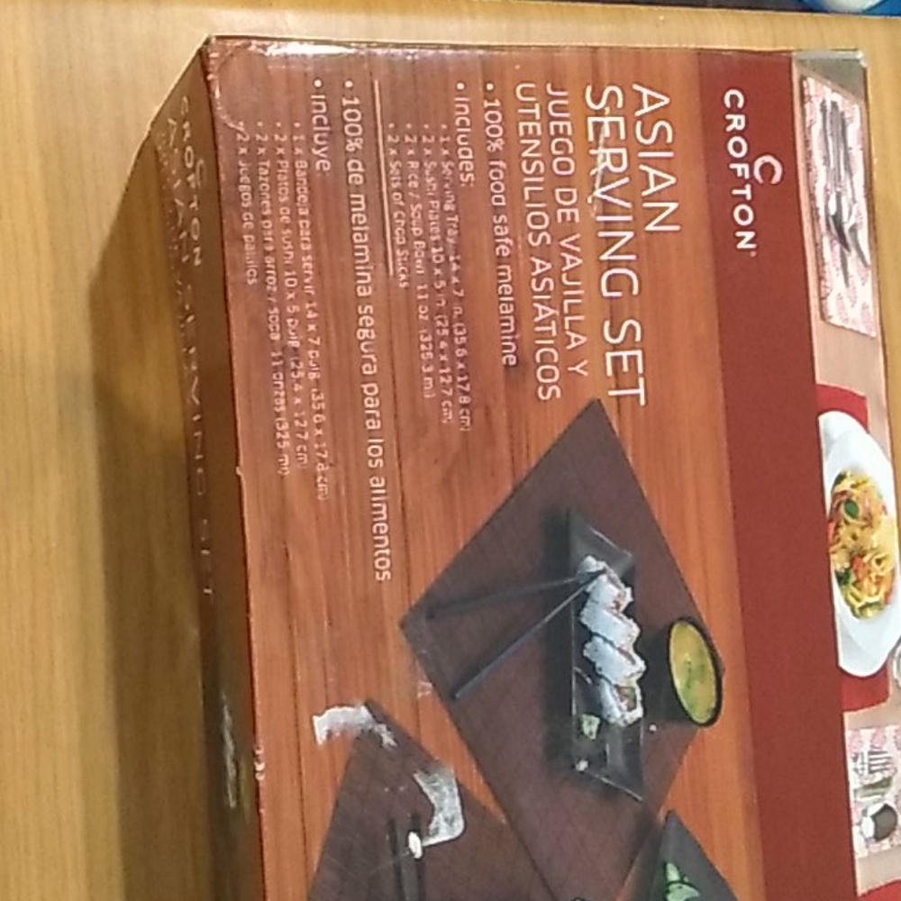 Asian serving 7pice set